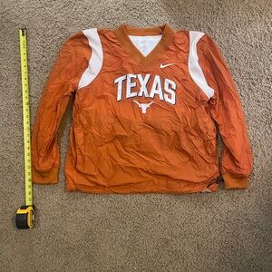Vintage Nike Texas Longhorns Orange Pullover